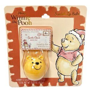 Disney Winnie The Pooh Christmas Lip Balm Set 2Pc Letter to Santa & Pooh Head